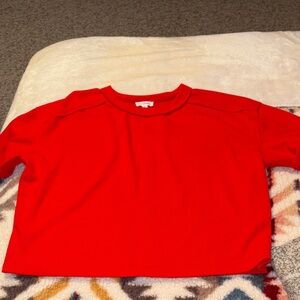 Blu Pepper Bold Red Crop Top